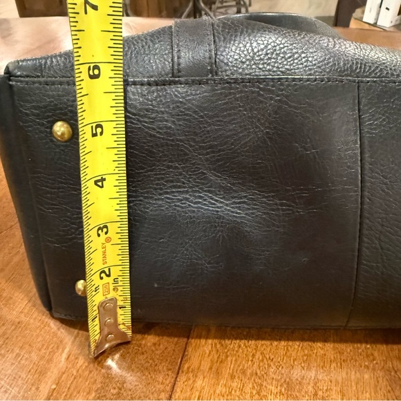 Madewell Black Leather Satchel Bag with Detachable Shoulder Strap - Picture 10 of 11